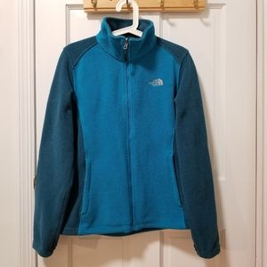 North Face Women's Blue Fleece Jacket Size M